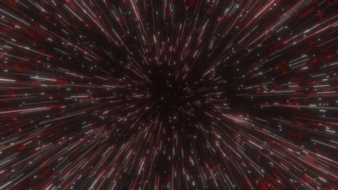 Hyperjump abstract background Stock Illustration