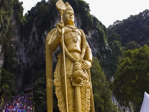 Hyperlaps for Batu Caves. Stock Footage 102493725