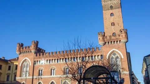 Hyperlaps Comentini's Tower Asti 스톡 동영상 87579998