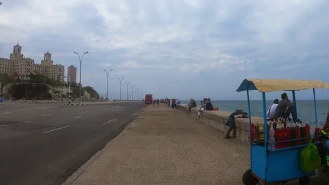 Hyperlaps Malecon Stock Footage 106571985