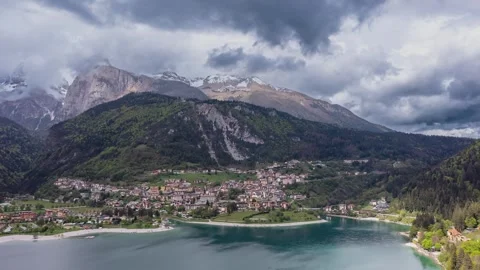 Hyperlaps of Molveno Stock Footage 241180443