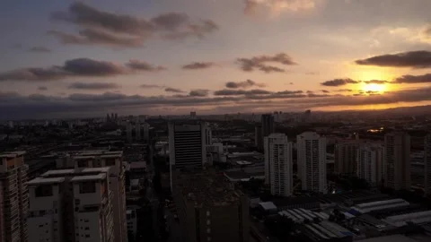 Hyperlapse 4k Sunset Stock Footage 246327070