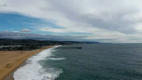Hyperlapse beach with waves Vídeo Stock 150728859