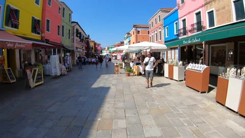 Hyperlapse Burano 스톡 동영상 139072410