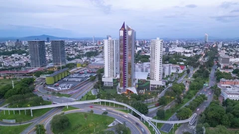 Hyperlapse of a busy city freeway Stock Footage 208826445