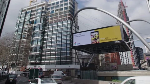 Hyperlapse of Busy London Traffic Stock Footage 159887770