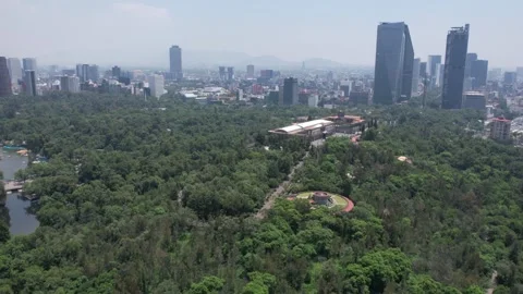 Hyperlapse castillo de chapultepec Stockbeeldmateriaal 241778854