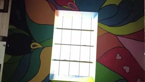 Hyperlapse of the ceiling of a building Stock Footage 240245892