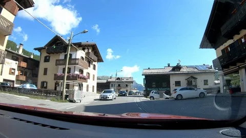 Hyperlapse of the city of Livigno Stock Footage 114250496