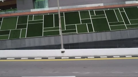 Hyperlapse, City view, side vehicle shot, streets of Kuala Lumpur, Malaysia 库存影片 224892492