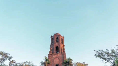 Hyperlapse Clock Tower - Philippines 스톡 동영상 112845247