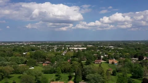 Hyperlapse clouds from backyard Video stock 155340264