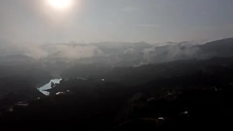 Hyperlapse Clouds Video stock 291750237