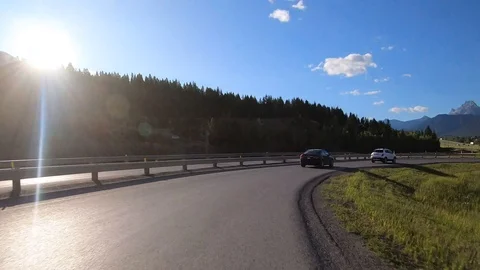 Hyperlapse drive through the mountains 01 Stock-Footage 114881789