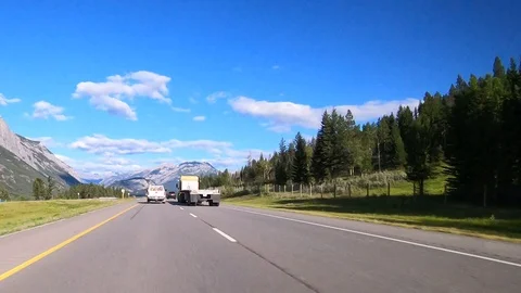 Hyperlapse drive through the mountains 02 Stock Footage 114883138