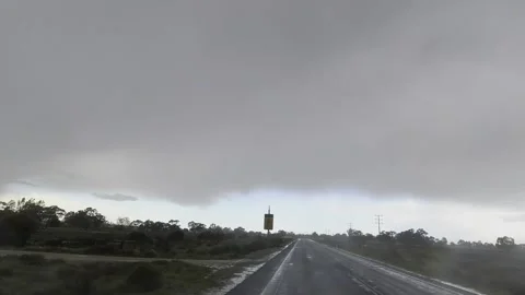 Hyperlapse Driving - Murray Valley Hwy - Kerang Vídeos de archivo 335909080