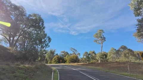 Hyperlapse Driving POV - Omeo Hwy, South of Mitta Mitta Stock-Footage 341795308