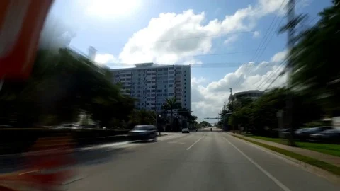 Hyperlapse Driving Sequence Through The Venetian Islands During The Day Stock Footage 75327748