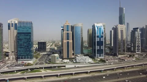 Hyperlapse of Dubai Skyline 動画素材 243572205