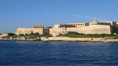 Hyperlapse of Fort Manoel, Malta 스톡 동영상 99821063