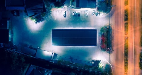 Hyperlapse gas station service Stock Footage 124723276