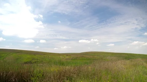 Hyperlapse of greenery and sky, 709 colour profile, 4k Stock Footage 277229548