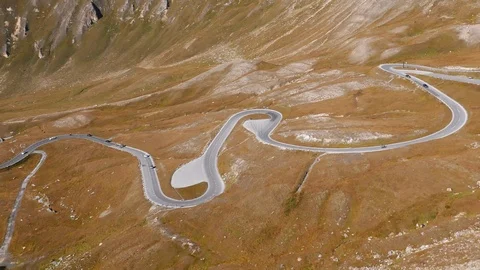 Hyperlapse of Grossglockner road, Austria Stock Footage 95064529