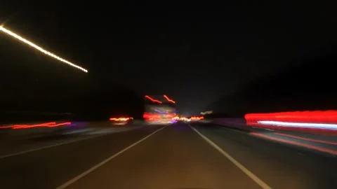 Hyperlapse on the highway 스톡 동영상 259566670