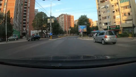 Hyperlapse on the highway through the city Stock Footage 143257147