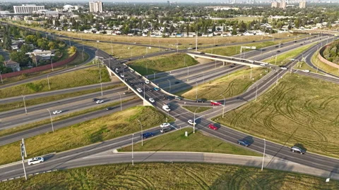 Hyperlapse on a highwayEdmonton Stock Footage 316544168
