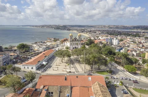 Hyperlapse Igreja do Bonfim em Salvador Bahia 動画素材 169155845