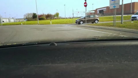 Hyperlapse from inside a car while traveling Stock Footage 151774025