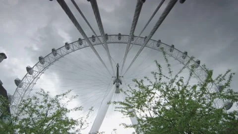 Hyperlapse of the London Eye Stock Footage 159136557
