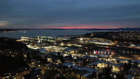 Hyperlapse of Magnolia Bridge and Queen Anne 動画素材 231745006