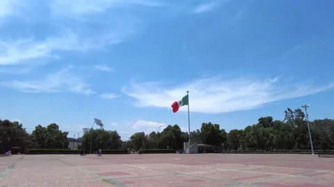 Hyperlapse of the Mexican Flag Видео 197227888