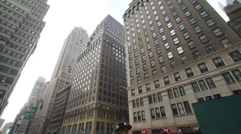Hyperlapse in Midtown Manhattan in the Garment Disctrict Stock Footage 62566523