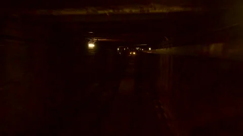 Hyperlapse, Montjuïc Funicular Railway, funicular railway public transport to Stock Footage 262960307