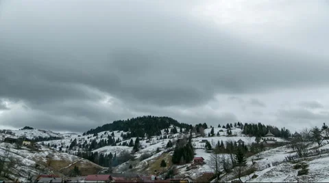 HyperLapse Mountain Clouds Stock Footage 58999357