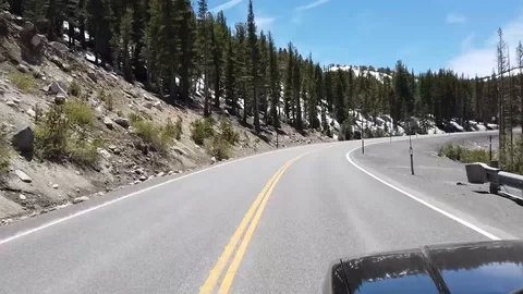 Hyperlapse-Mountain Road Vídeos de archivo 114030420