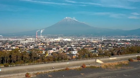 Hyperlapse of Mt. Fuji Stock Footage 101215397