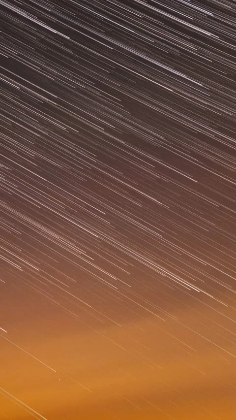 Hyperlapse Night Starry Sky Background. Cosmic Conception. Amazing Unusual Stars Stock Footage 303641091