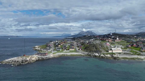 Hyperlapse of Nuuk, Greenland 스톡 동영상 262181487