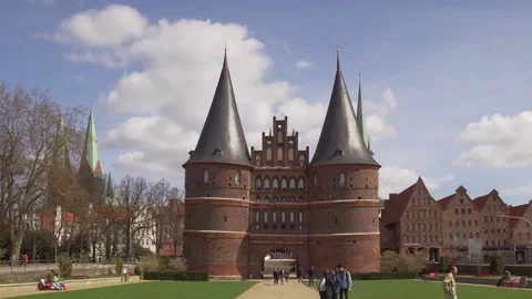 Hyperlapse old gate Stock Footage 82398299