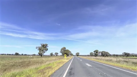 Hyperlapse - Olympic Hwy, Gerogery - Table Top Stock Footage 333503319