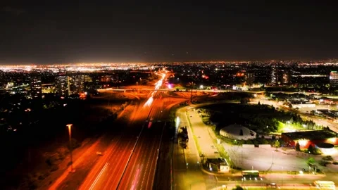 Hyperlapse over highway 403 in Misssissauga, ON Stock Footage 201736595