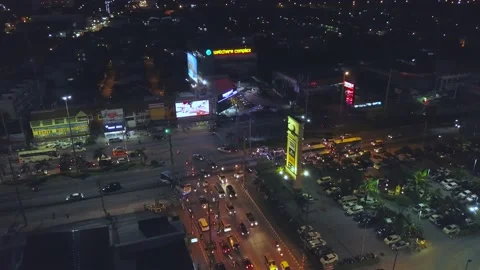 Hyperlapse pattaya tesco lotus Stock-Footage 205467863