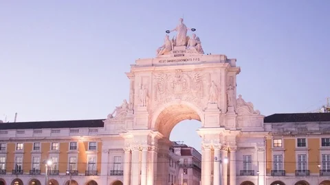 HYPERLAPSE PORTUGAL LISBOA Video stock 76851012