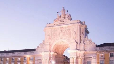 HYPERLAPSE PORTUGAL - LISBON Video stock 77065871