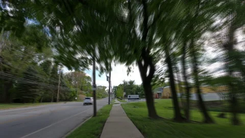 Hyperlapse of road in the city Stock Footage 131350918