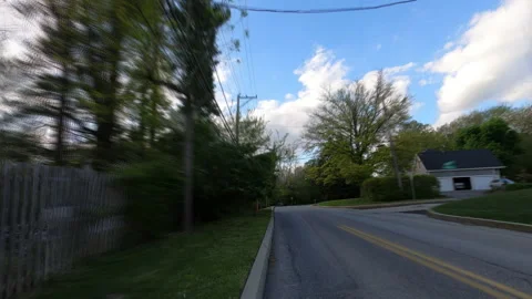 Hyperlapse of road in the countryside Stock Footage 131351394